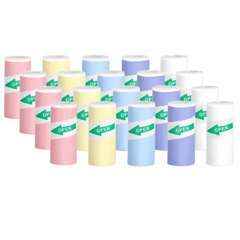 5-Color Thermal Paper Rolls
