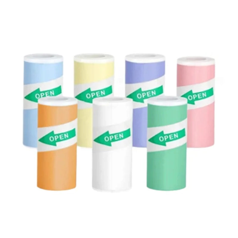 7-Color Thermal Paper Rolls