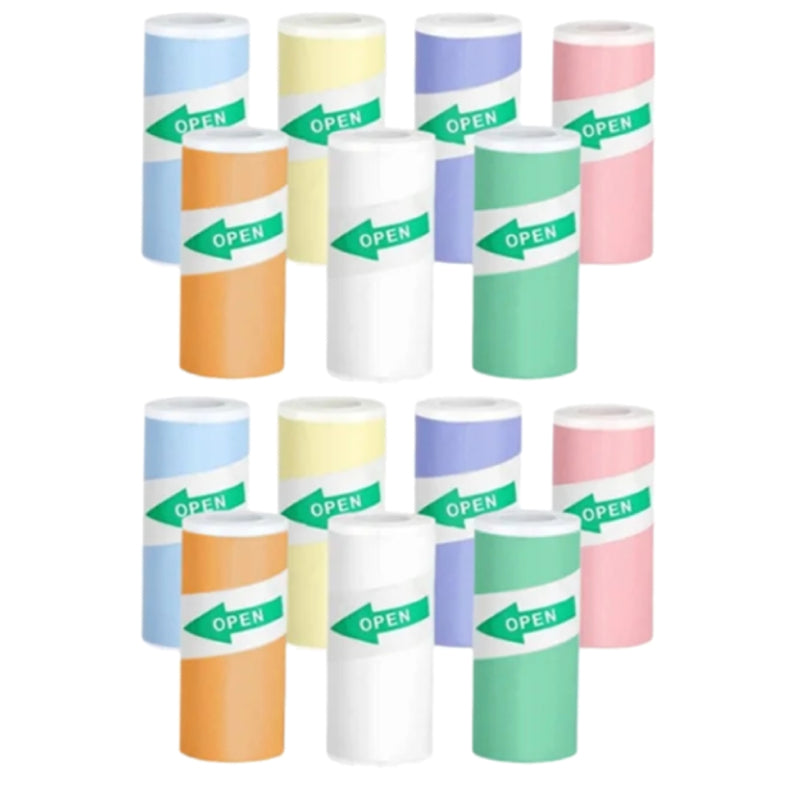 7-Color Thermal Paper Rolls