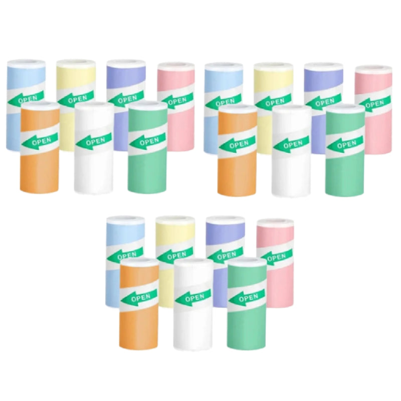 7-Color Thermal Paper Rolls